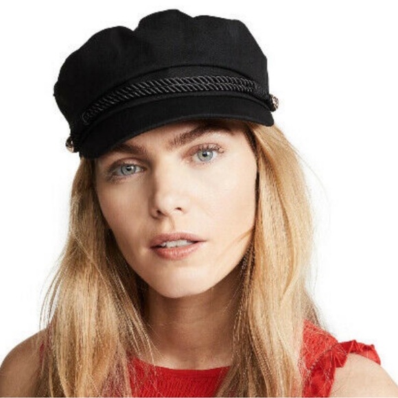 Black wool conductor style hat - Picture 1 of 5